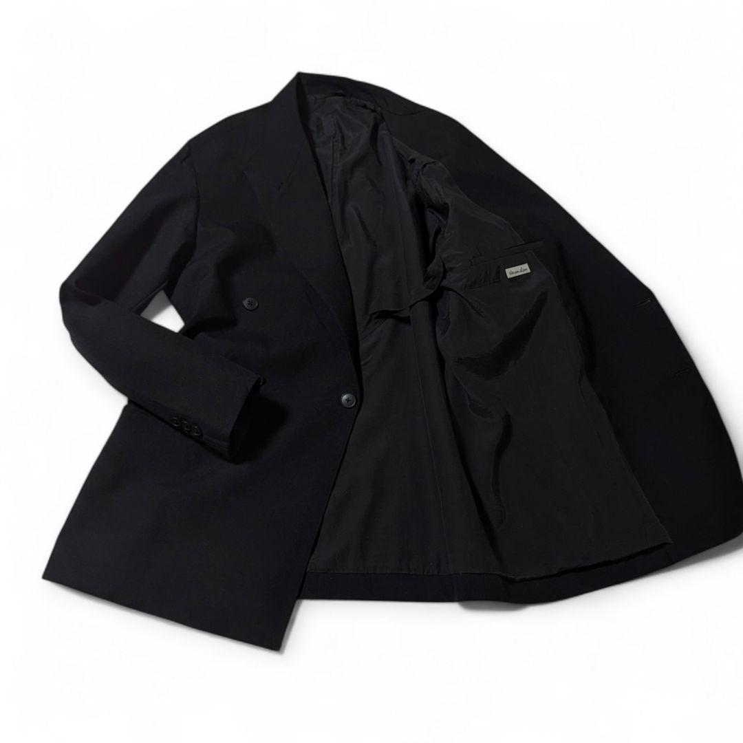 超高級★美品★スティーブンアラン　ダフルブレステッド　ジャケット　6B 黒　L