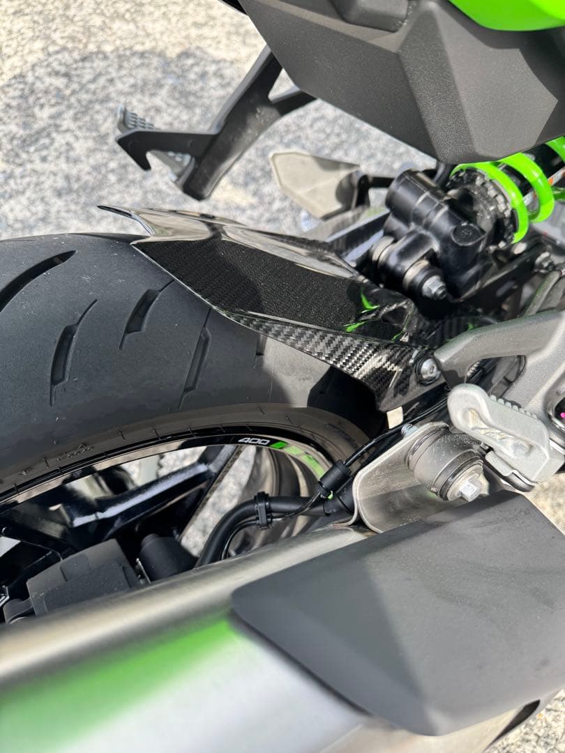 ティーザー カーボン リアフェンダー Kawasaki ZX-4RR