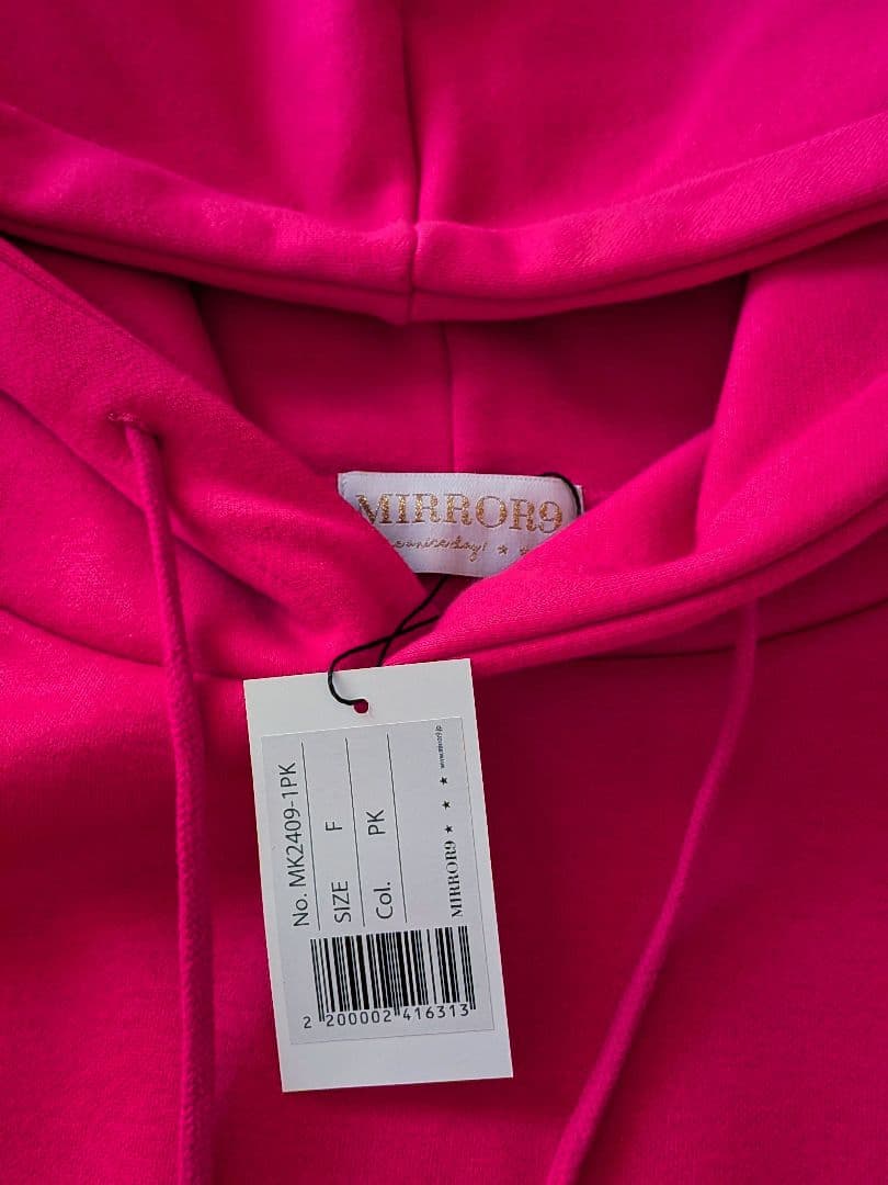 MIRROR9★ICON Hoodie★ピンク★未使用品★ビーニー付き♡