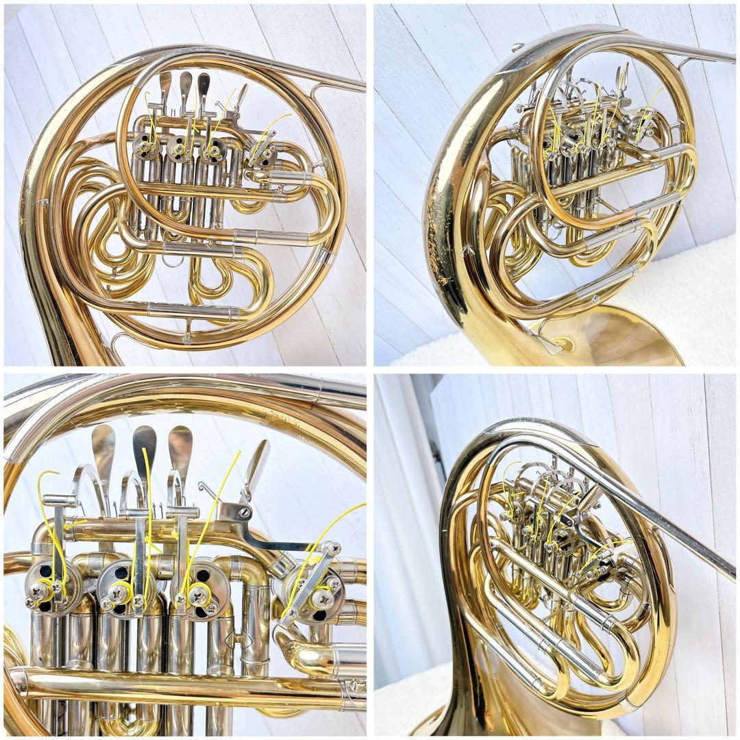 YAMAHA ヤマハ YHR-664 フルダブルホルン マウスピース付き