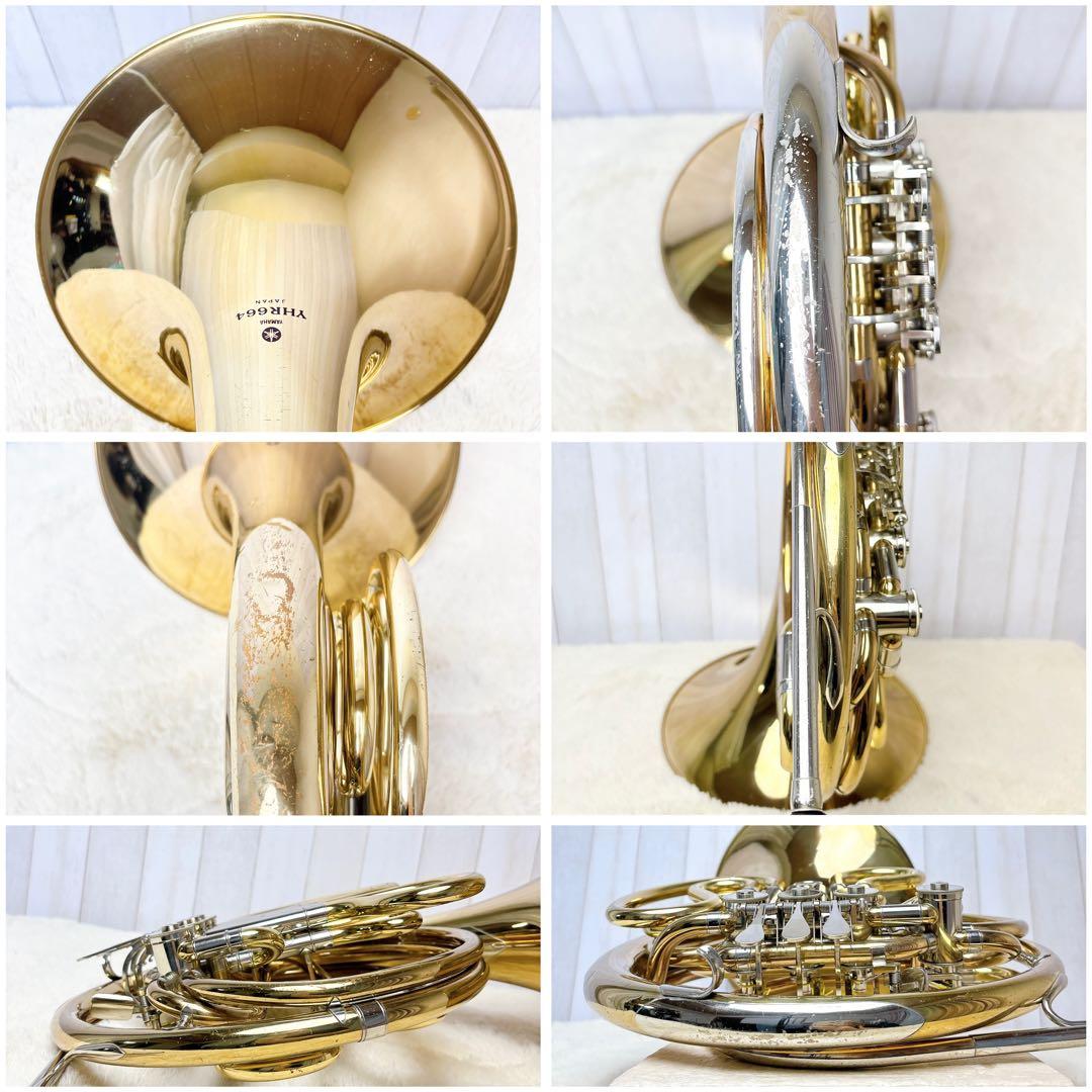 YAMAHA ヤマハ YHR-664 フルダブルホルン マウスピース付き