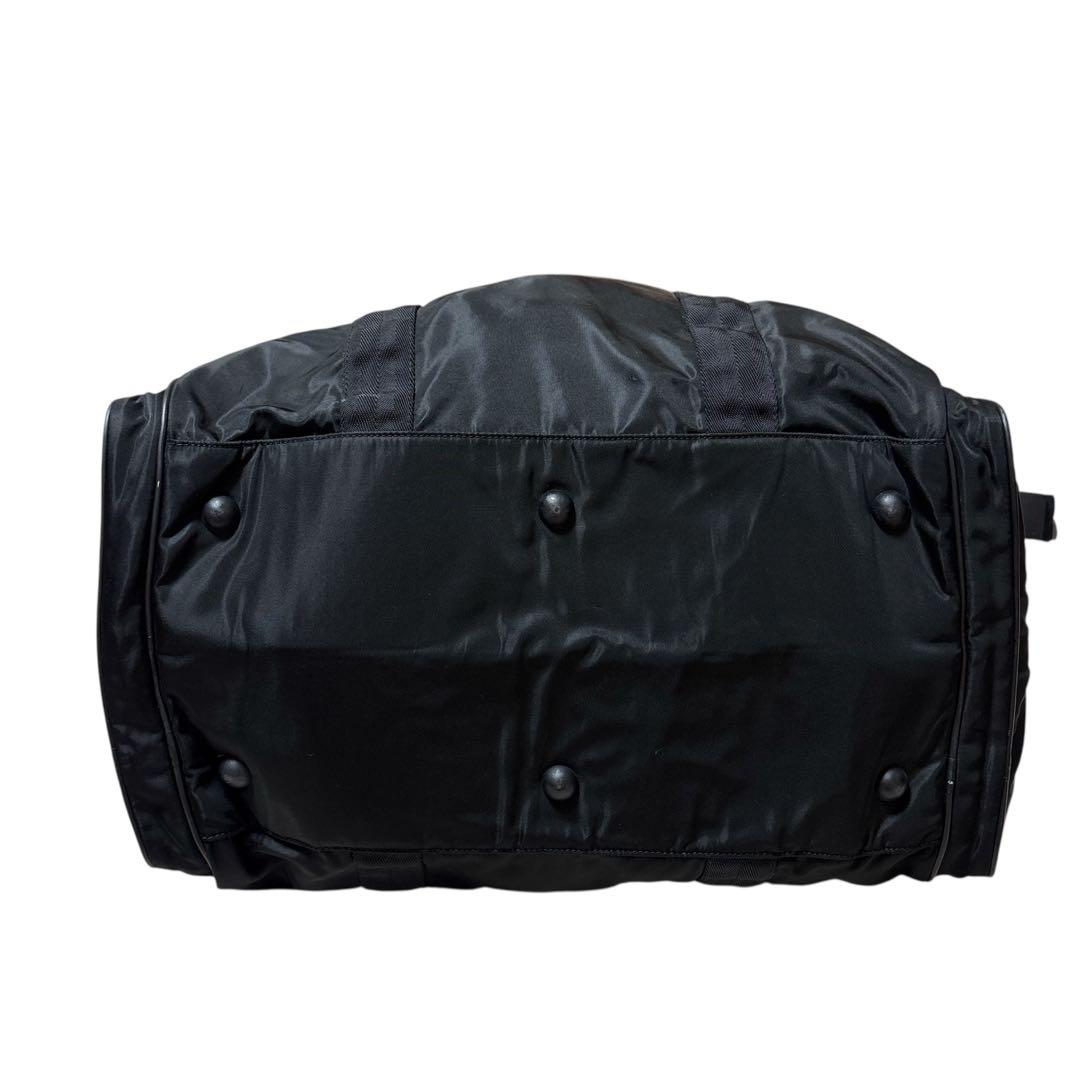 PRADA テスート サフィアーノ 2way ボストンバッグ ナイロン 黒