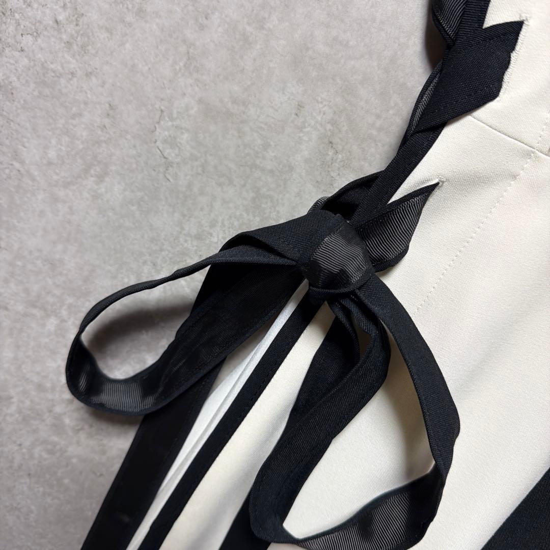 snidel スナイデル　サイドプリーツバイカラーワンピース S 新品同様　美品