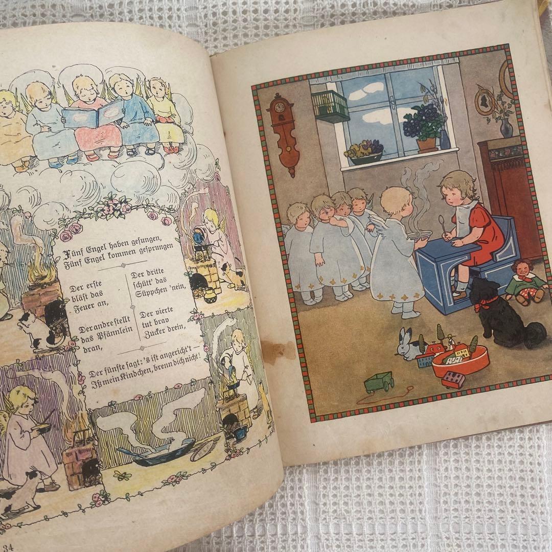 【難あり】1900年代初期　希少なドイツの絵本 pauli ebner 洋書