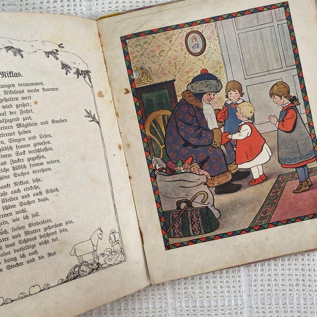 【難あり】1900年代初期　希少なドイツの絵本 pauli ebner 洋書