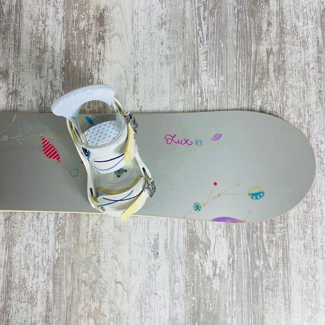 Burtonバートン Lux43 &ビンディング　スノーボード　初心者セット