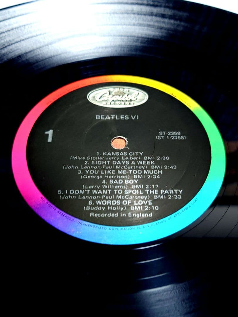 ☆激レアmonoミスプレスUS盤ビートルズ☆BEATLES Ⅵ☆