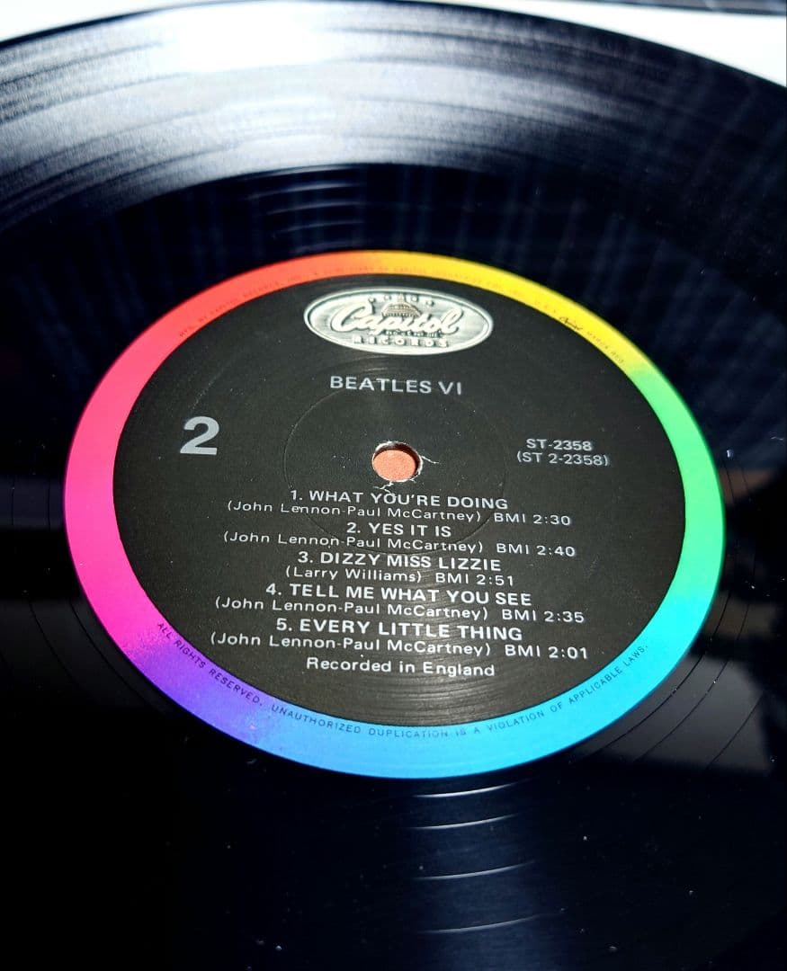 ☆激レアmonoミスプレスUS盤ビートルズ☆BEATLES Ⅵ☆