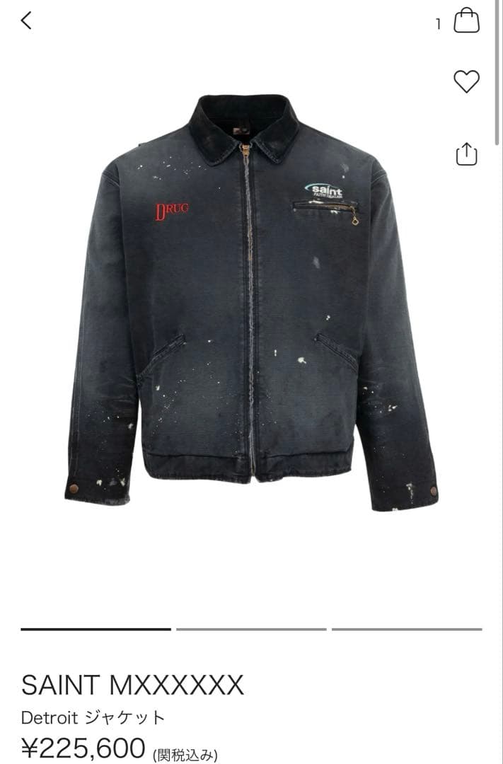ジャケット・アウター SAINT Mxxxxxx DETROIT JACKET/DRUG