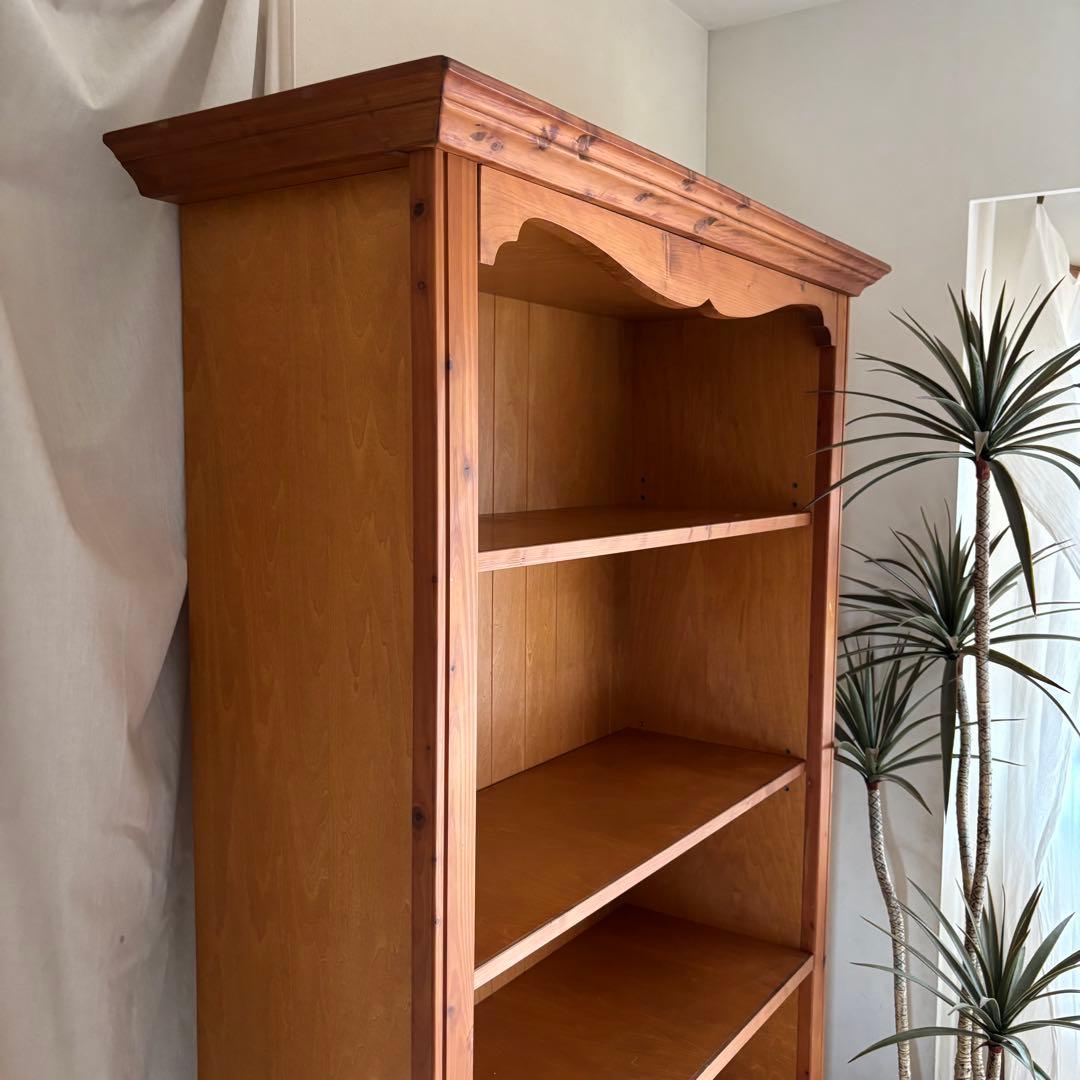 北欧　カントリー　本棚　シェルフ　飾り棚　パイン材　アンティーク　フレンチ