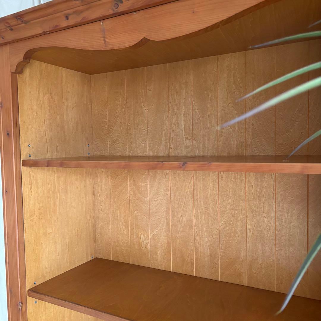 北欧　カントリー　本棚　シェルフ　飾り棚　パイン材　アンティーク　フレンチ