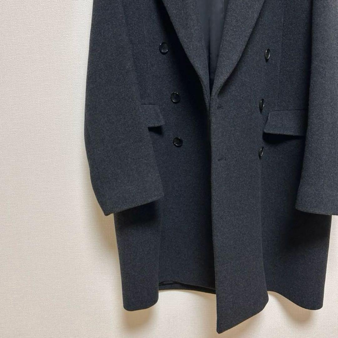 美品★UNITED ARROWS BY メルトン ダブル チェスターコート