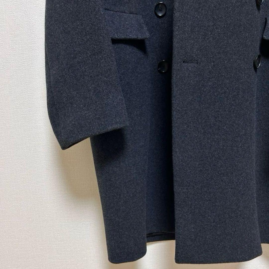 美品★UNITED ARROWS BY メルトン ダブル チェスターコート