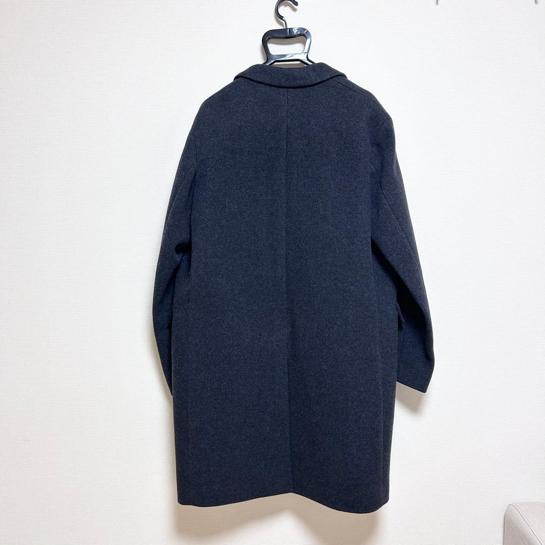 美品★UNITED ARROWS BY メルトン ダブル チェスターコート