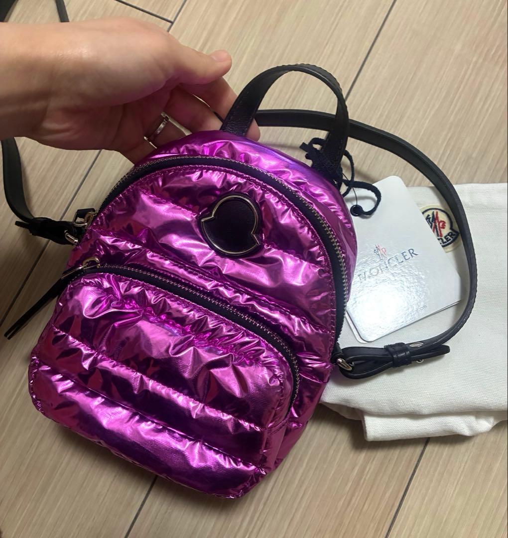 Yukko モンクレールピンク ナイロン ショルダーバッグ