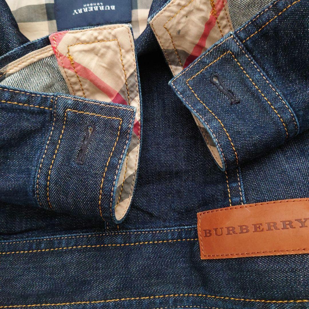 バーバリー デニムジャケット BURBERRY ジージャン ノバチェック