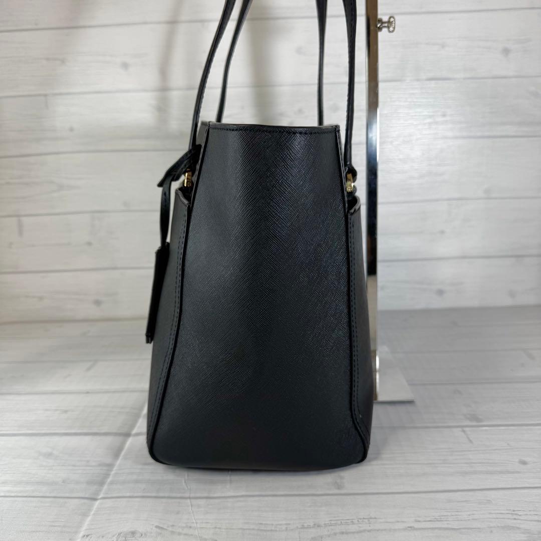 【極美品】TORY BURCH トリーバーチ　ビジネスバッグ　トートバッグ　黒