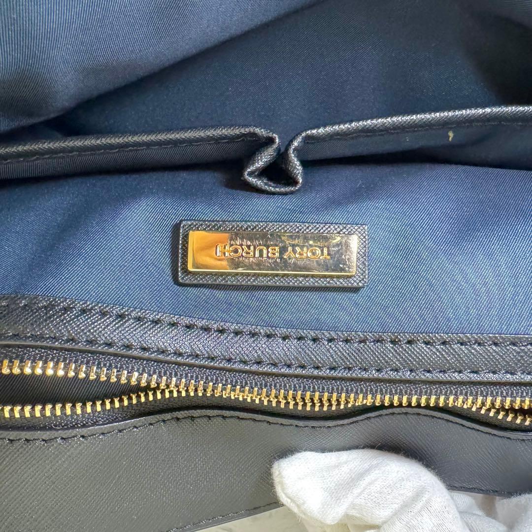 【極美品】TORY BURCH トリーバーチ　ビジネスバッグ　トートバッグ　黒