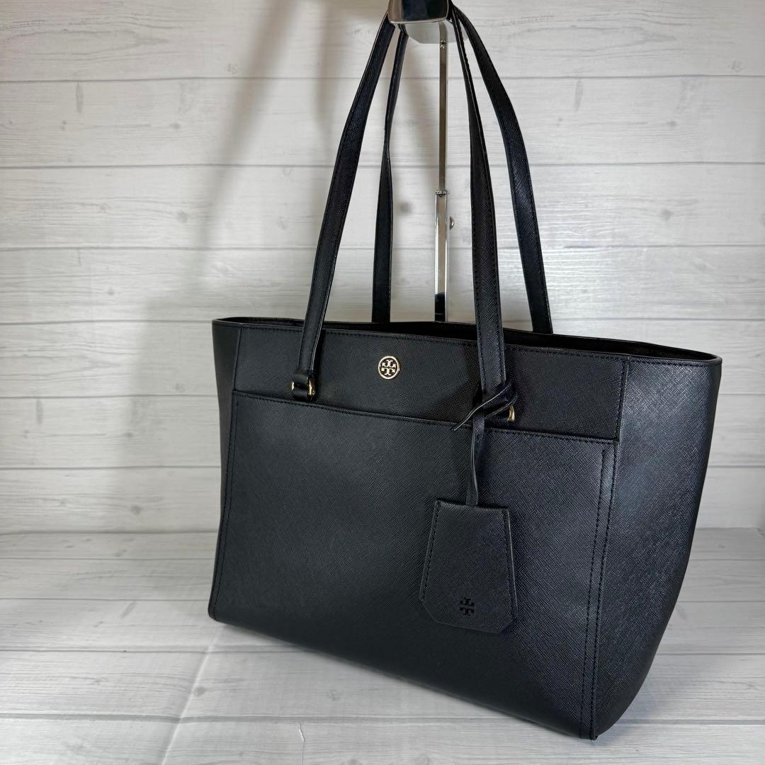 【極美品】TORY BURCH トリーバーチ　ビジネスバッグ　トートバッグ　黒