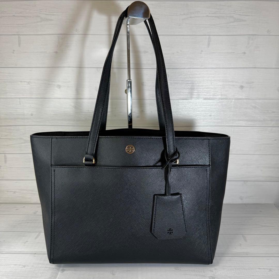 【極美品】TORY BURCH トリーバーチ　ビジネスバッグ　トートバッグ　黒