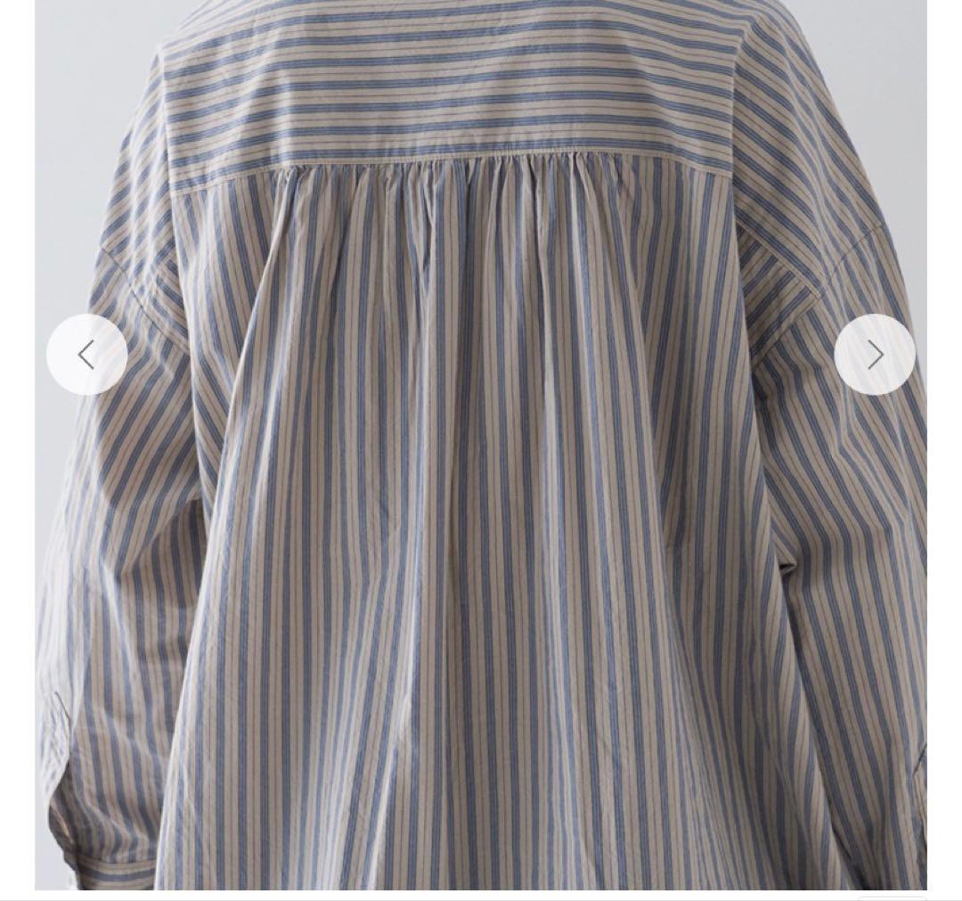 【美品】nest Robe コットンストライププルオンワンピース