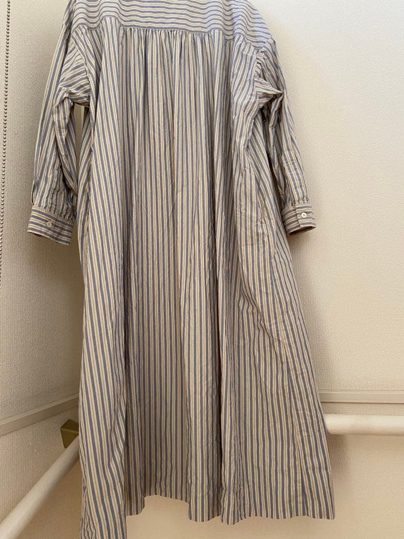 【美品】nest Robe コットンストライププルオンワンピース