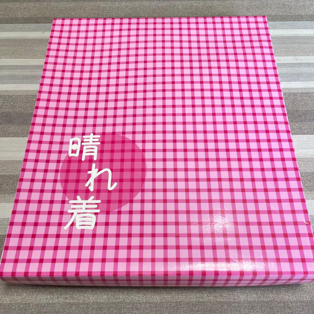 七五三着物被服セット7点 赤白 箱付