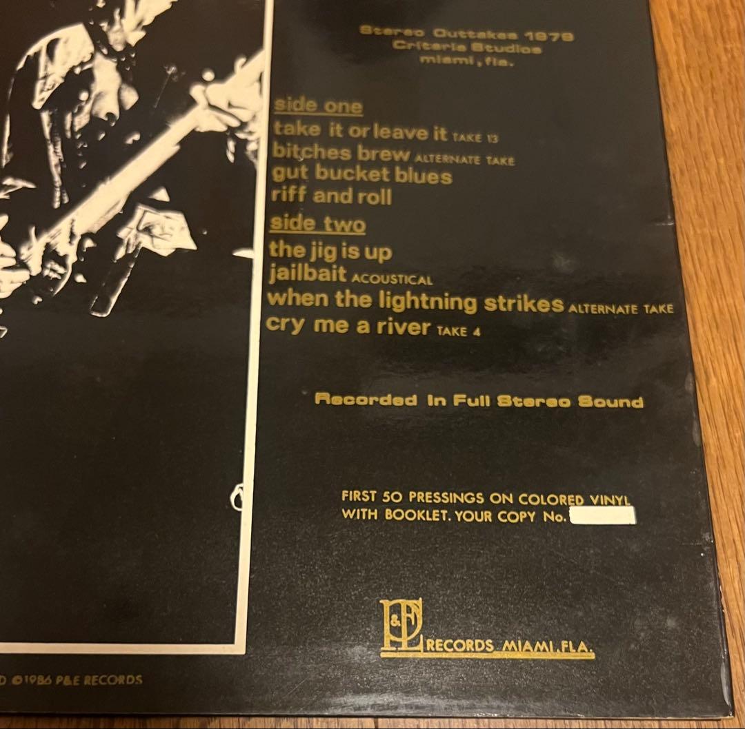 Aerosmith PURE GOLD .999 LP USプロモ 非売品 レア