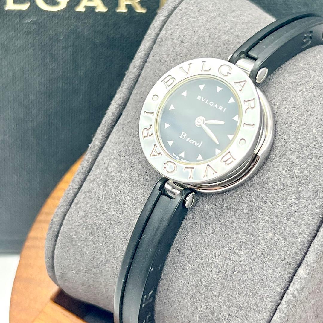 美品✨　BVLGARI ビーゼロワン　BZ22S ブラックバングル　付属品有り