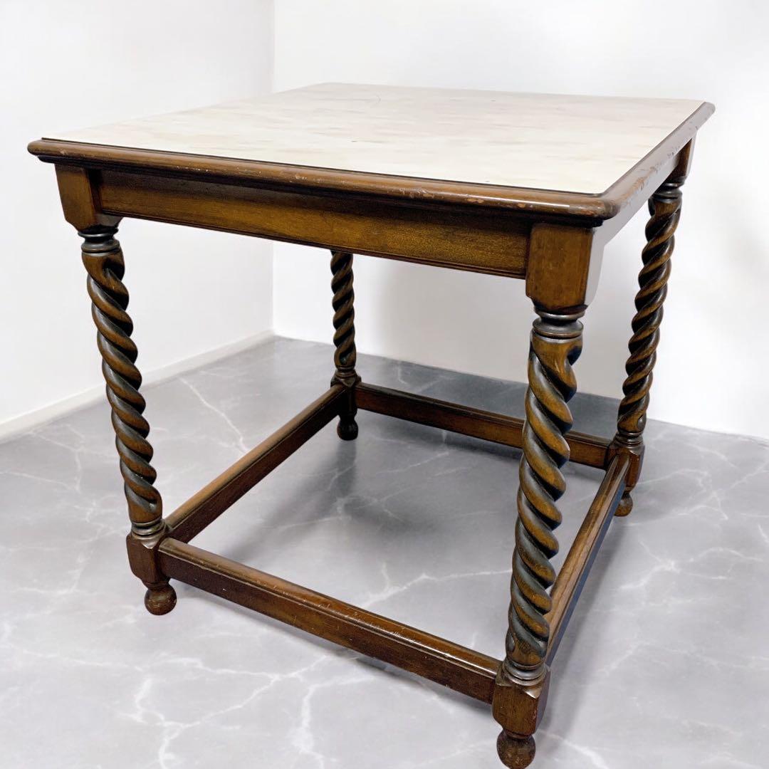 【送料込】北欧 イギリス アンティーク クラッシック サイドテーブル オーク高級