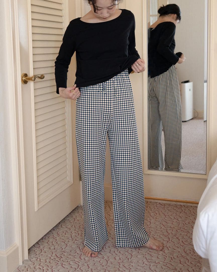 パンツ houseonthehill Parent Pants (Argyle)M