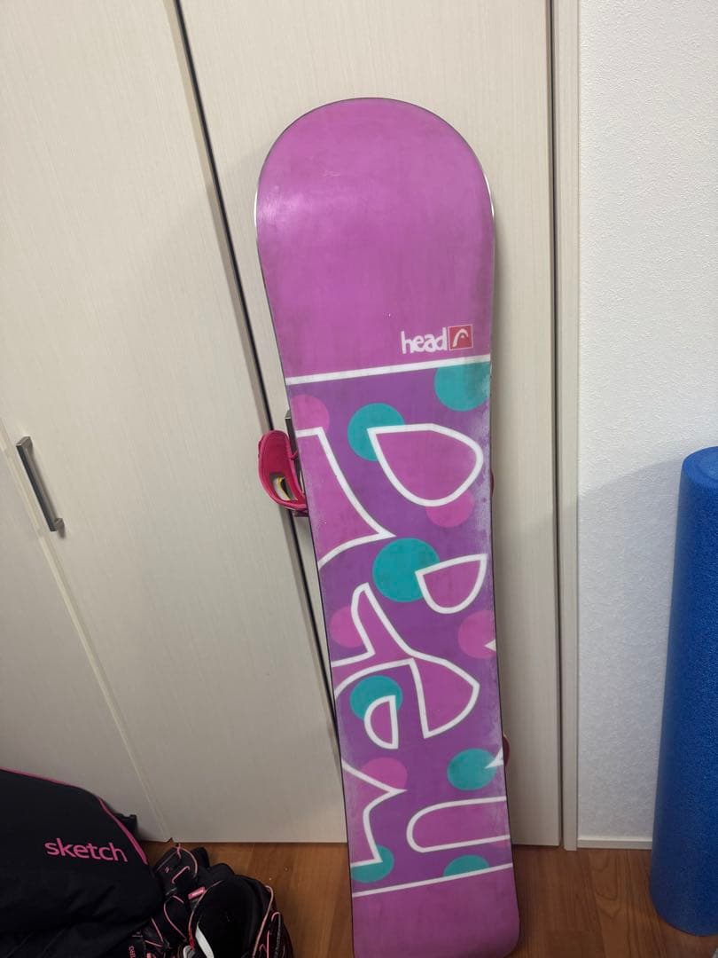 レディース スノーボード フルセット 142cm HEAD ケース付