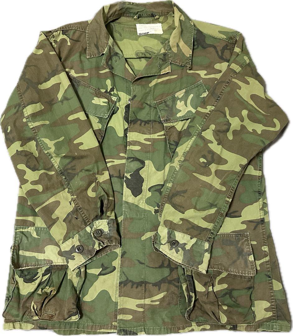 ジャングルファティーグ 3rdノンリップ ERDLリーフ カモ　Large