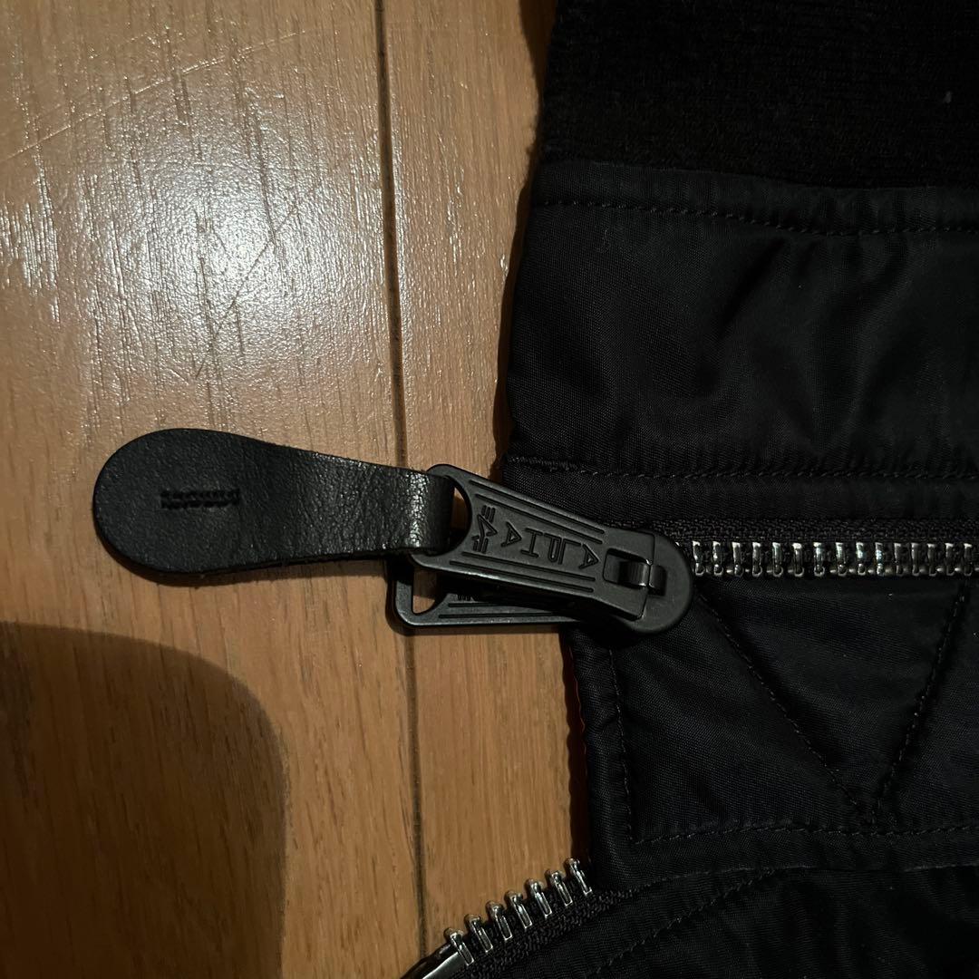 alphaMA-1 フライトジャケット ブラック リバーシブル