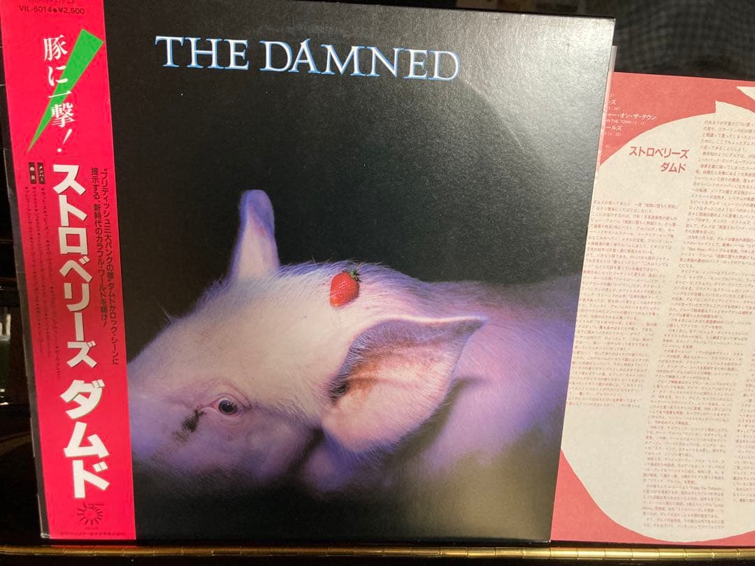 【日本盤帯付LP】ダムド　THE DAMNED ストロベリーズ