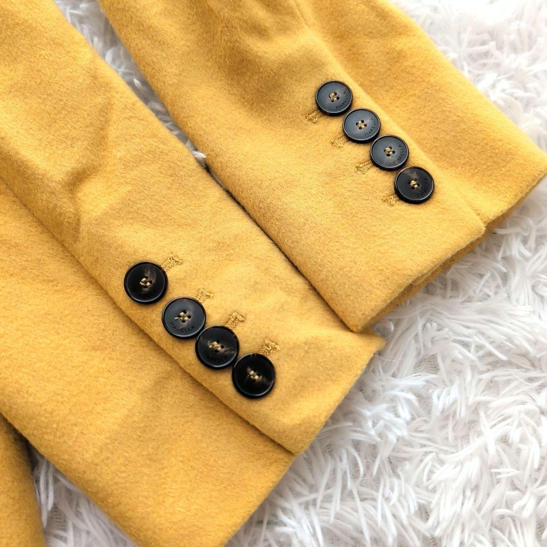 現行タグ 高級 マレーラ マックスマーラ カシミヤブレンドチェスターコート 40