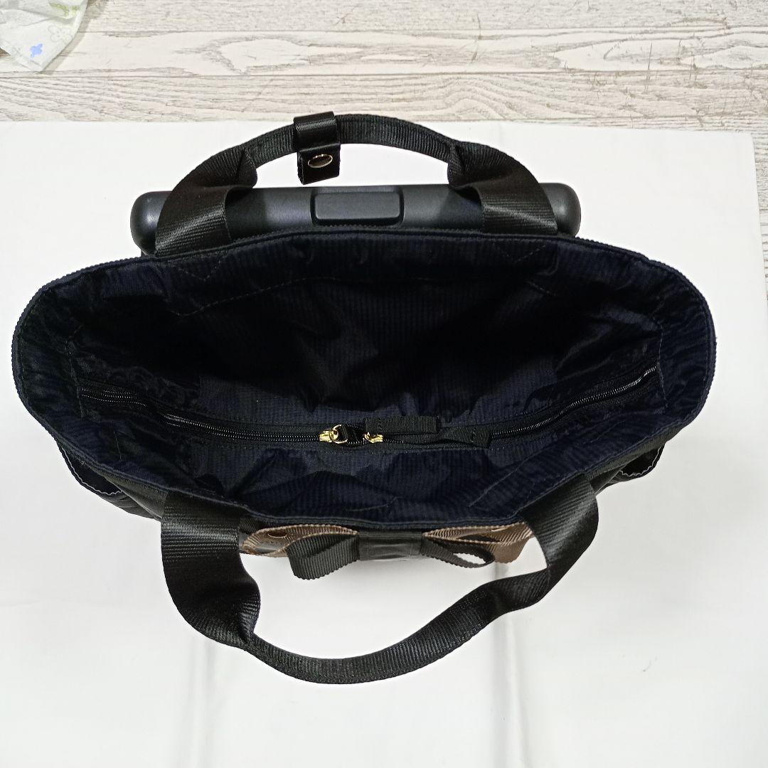 【美品】 Swanyスワニー ルバンド キャリーバッグSサイズ　グログランリボン
