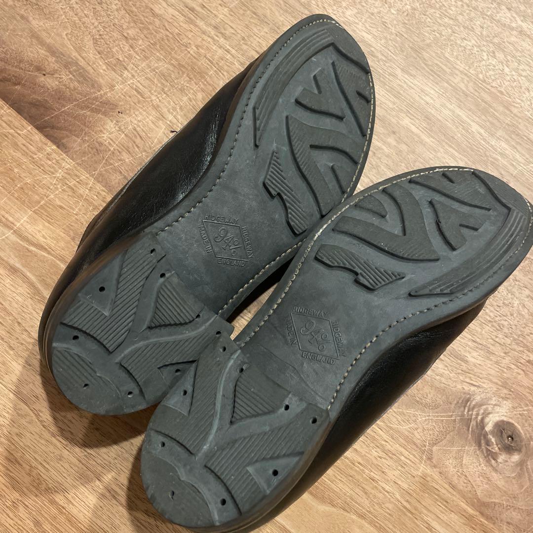 RENDO ブラック APRON FRONT DERBY 8