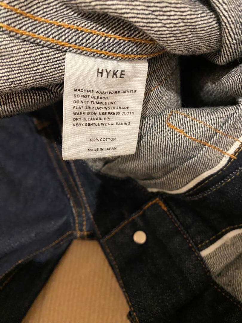 Hykeデニムジャケット　バルーンスリーブ