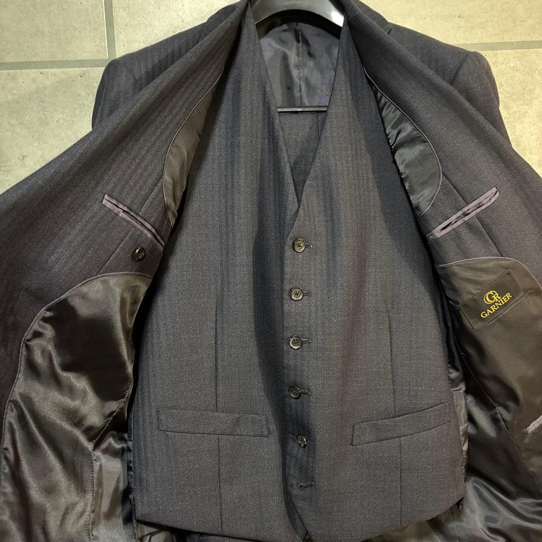 ガルニエ　GARNIER スリーピーススーツ セットアップ　Lサイズ