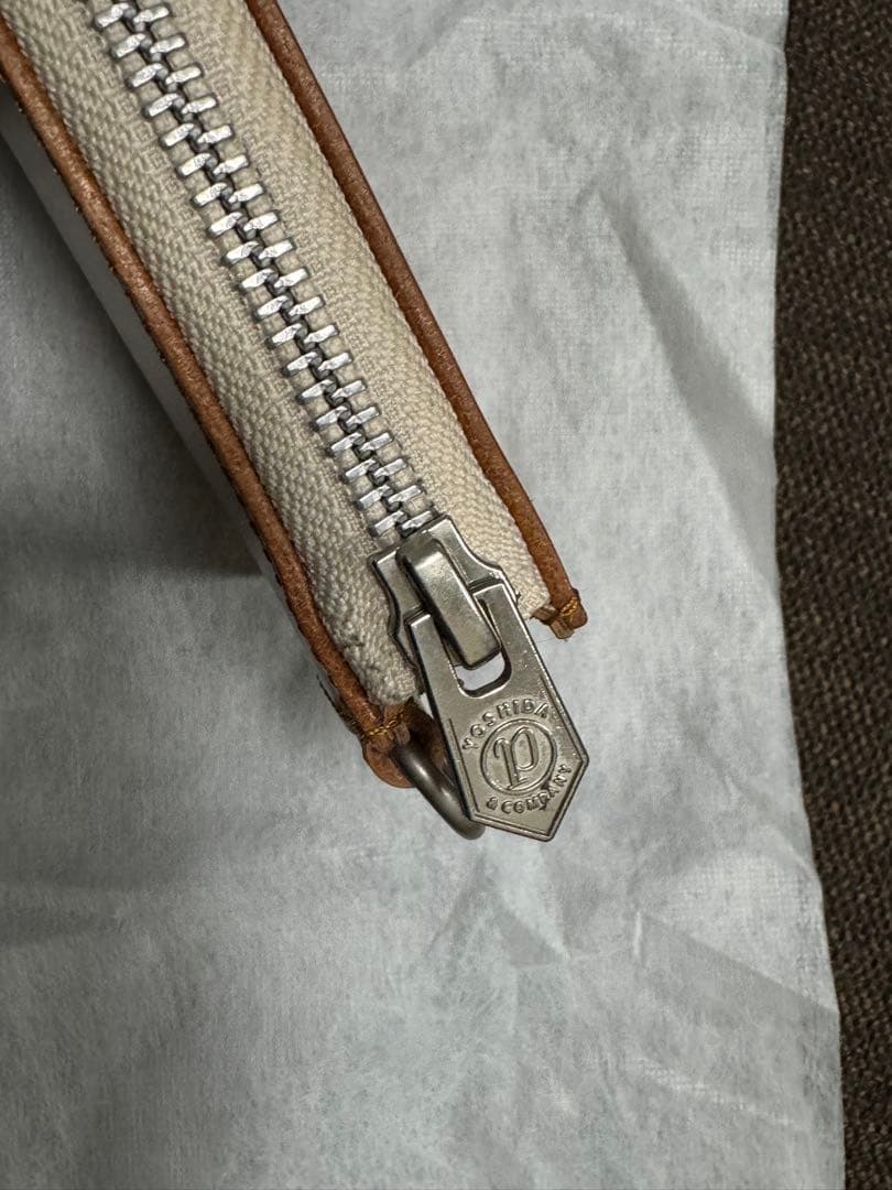 PORTER DUKE レザーウォレット キャメル PORTER 吉田