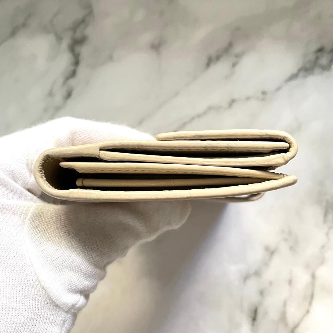 GUCCI グッチ　シマ レザー 長財布　wホック　メタルロゴ　美品0121-⑤