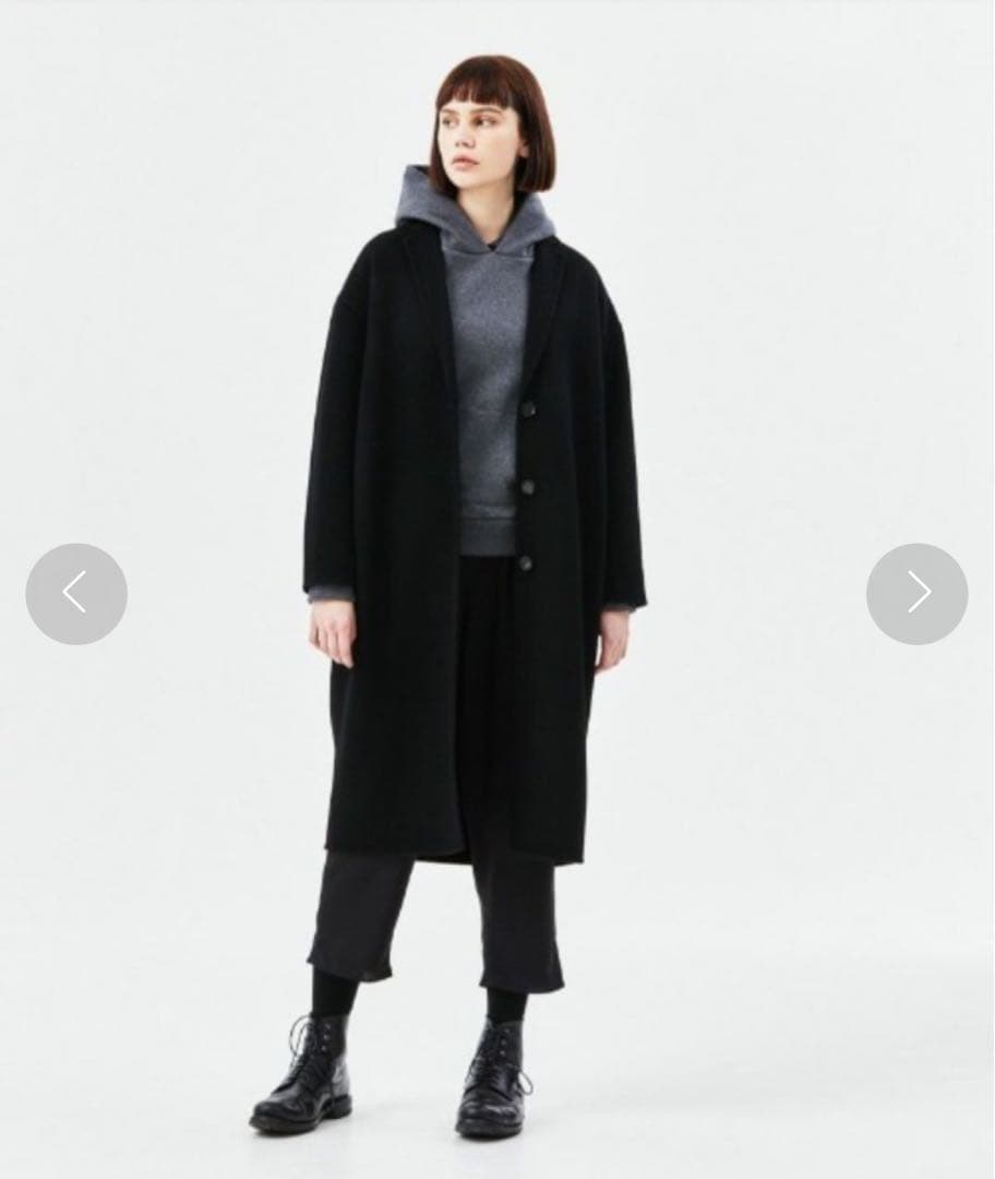 ミズイロインド mizuiro ind テーラードロングコート