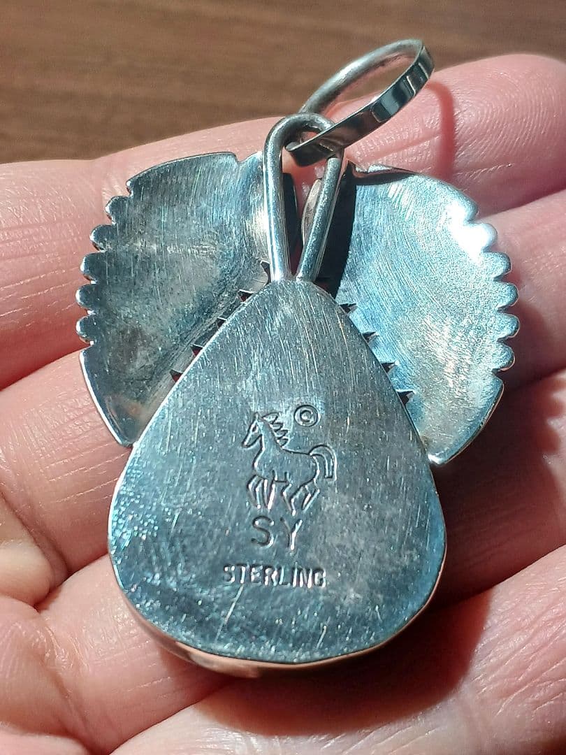 インディアンジュエリー　スティーブイエローホース　ペンダント　ネックレス