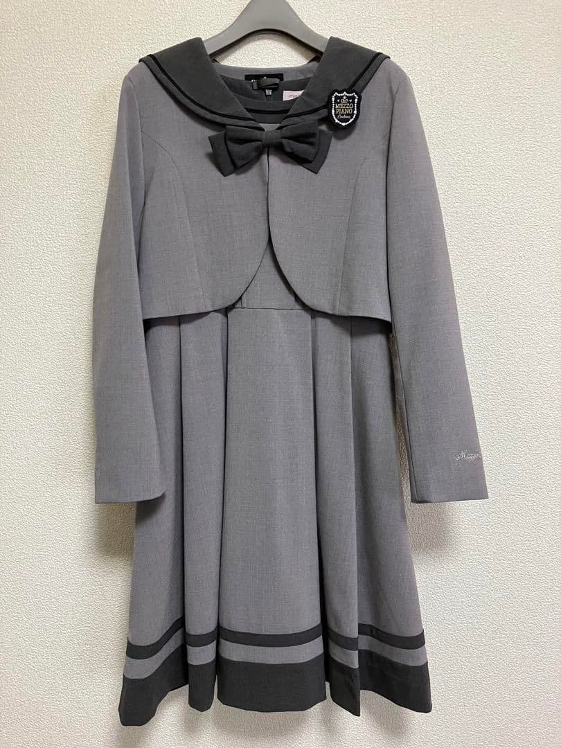 新品タグ付きメゾピアノ ジュニア 卒服 150㎝セーラージャケットアンサンブル