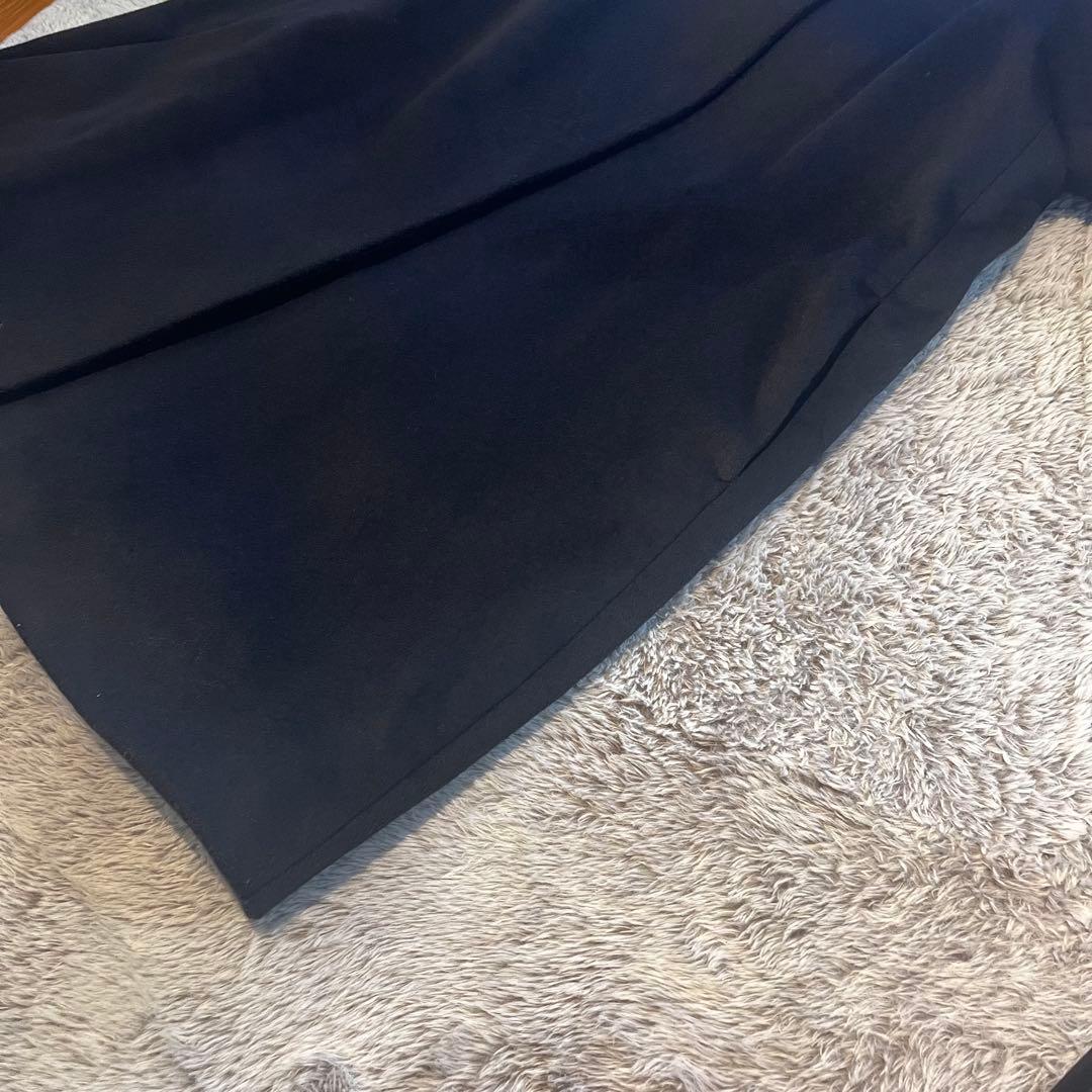 UNITED ARROWS 極美品　Aライン ノーカラー ミドル丈 コート