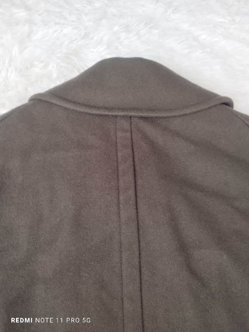 未使用近】UNIQLO ユニクロ　＋J ウールブレンド オーバーサイズピーコート