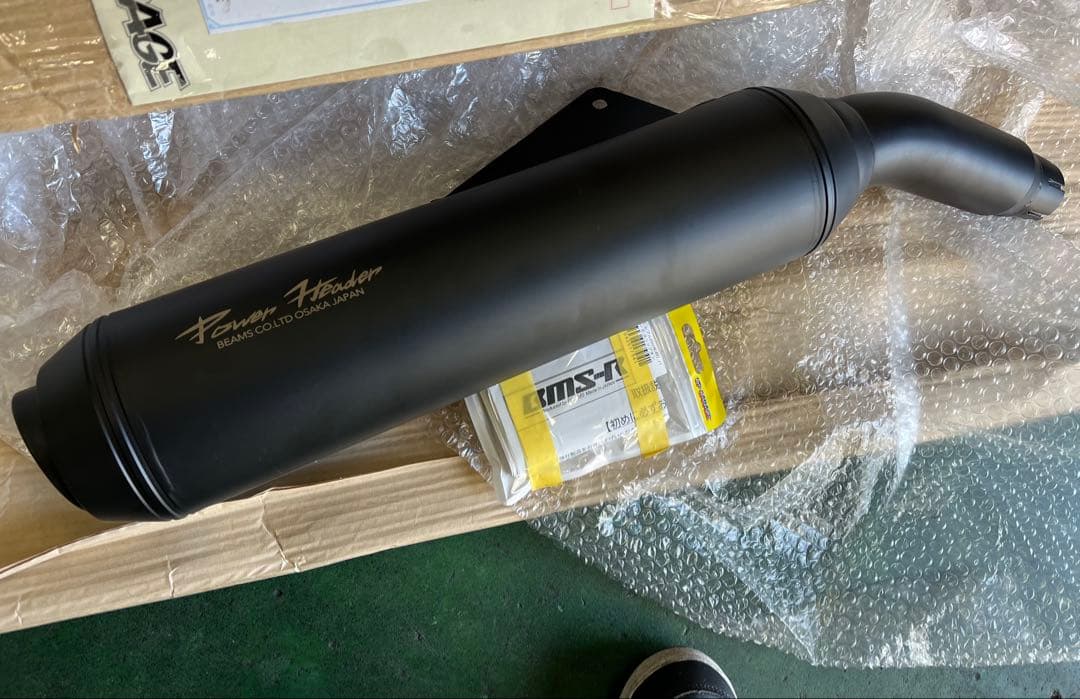 レブル250 ビームス　Power header マフラー本体 ブラック