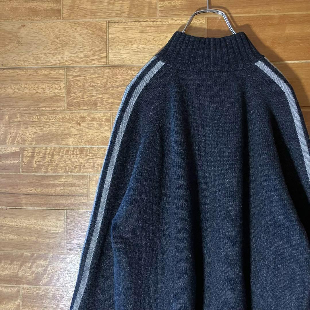 【新品タグ付き】adidas ドライバーズニット　ジャージ　刺繍　常田　グレー