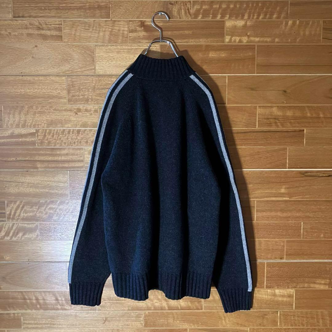 【新品タグ付き】adidas ドライバーズニット　ジャージ　刺繍　常田　グレー